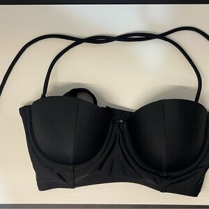 American Eagle Outfitters Black Strapless Bra with Underwire Support 36A